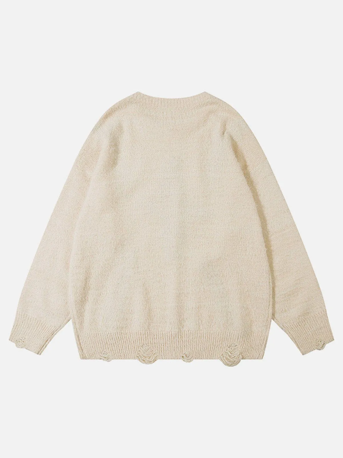 Aelfric Eden Diamond Star Zip Decoration Sweater