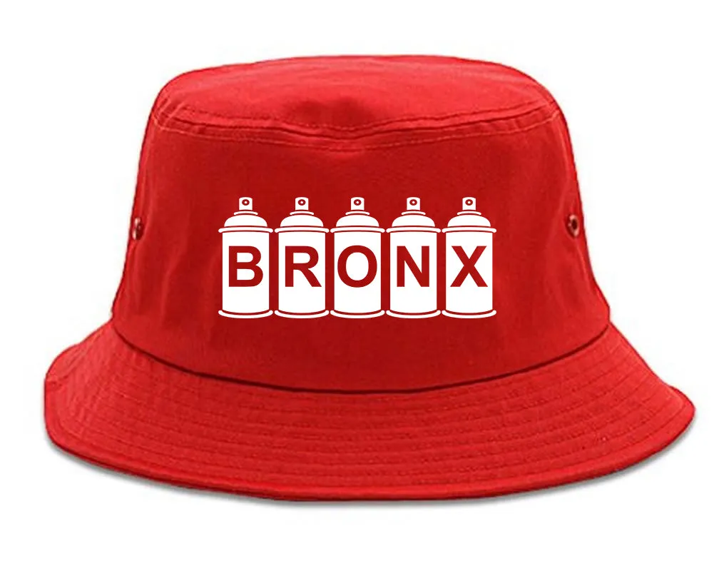 Bronx Graffiti Art Spray Can NY Mens Bucket Hat