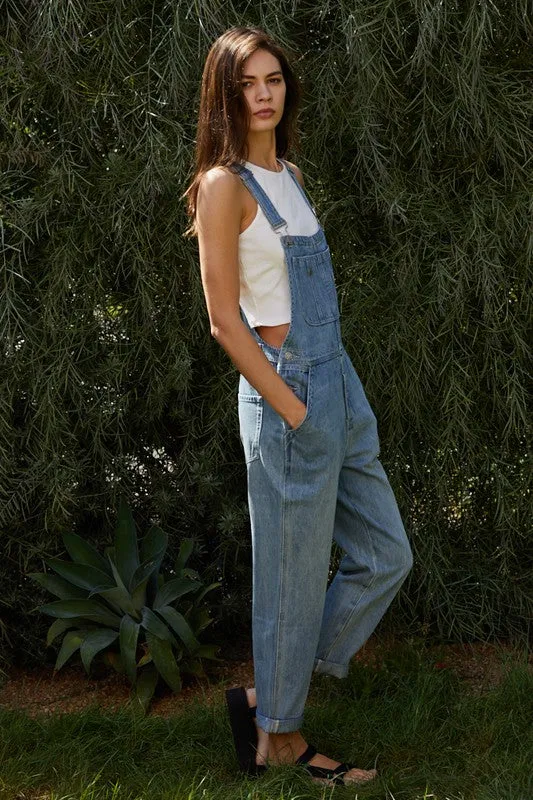 Dylan Washed Denim Overalls