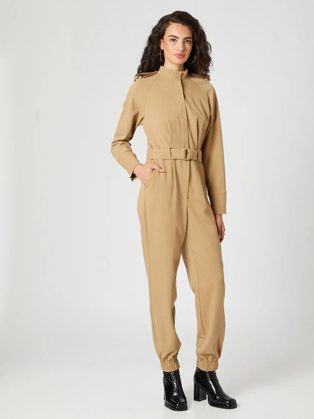 Guido Maria Kretschmer Lamya jumpsuit, beige