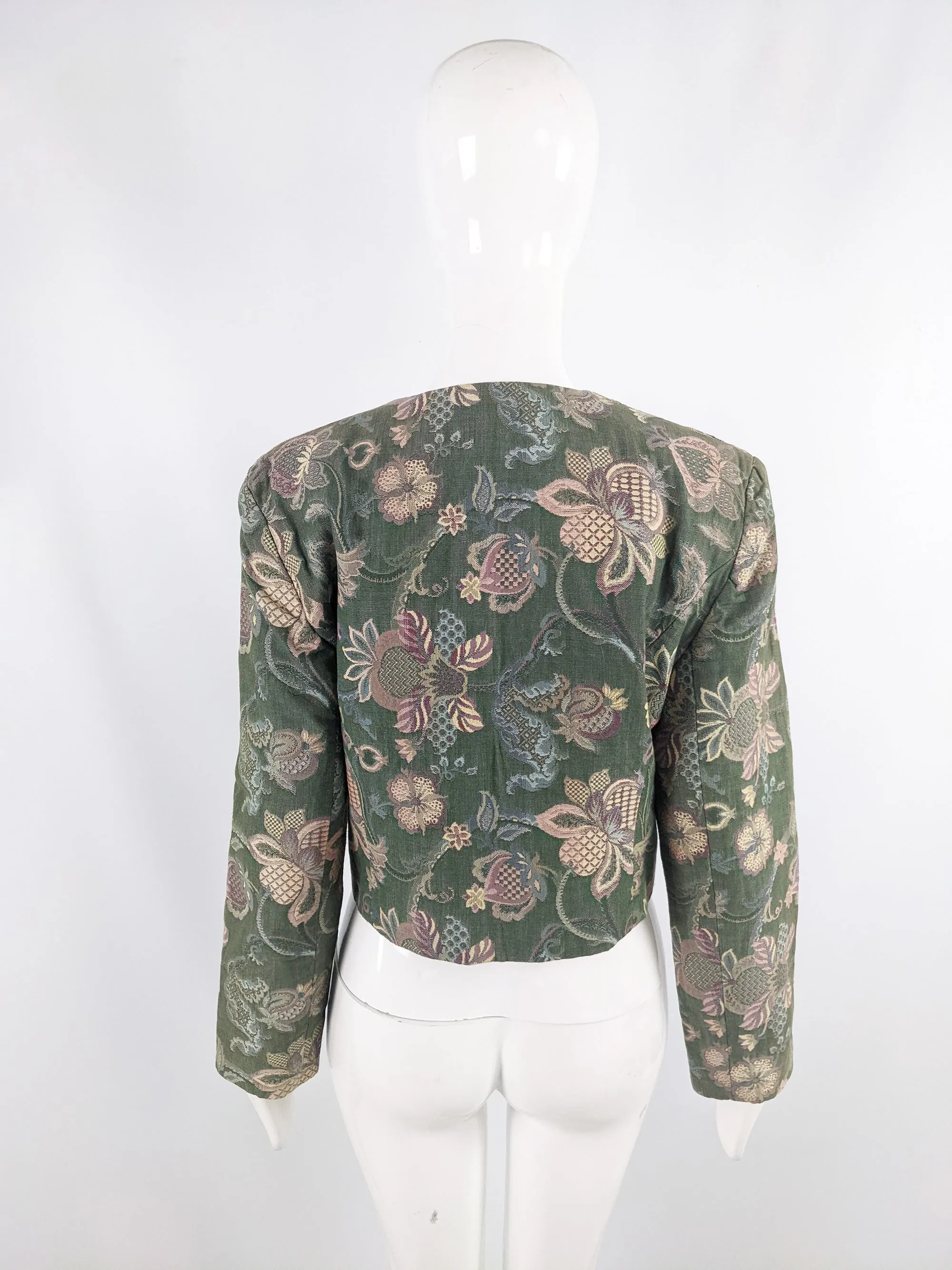 Jenny Edwards Moss Vintage Patchwork Tapestry Jacket, 1990s