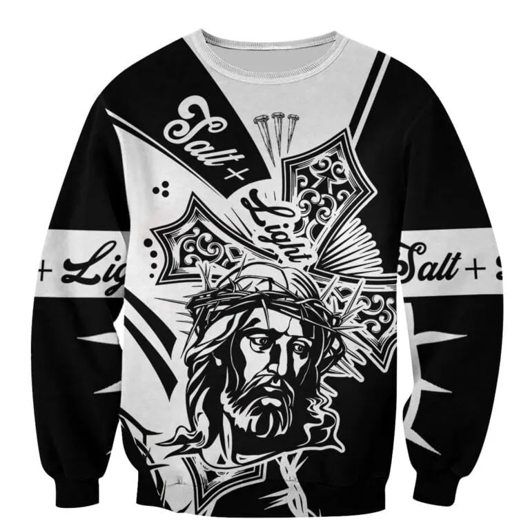 Jesus Christian 3D All Over Printed Shirts 3D Full Printed Jesus Hoodie, Chrismas Jesus Clothing, Jesus Shirts