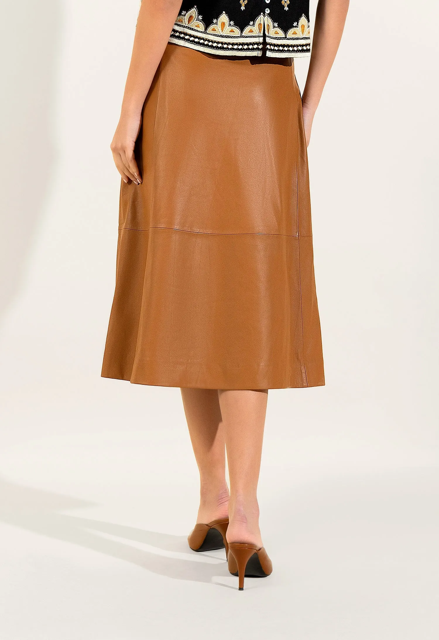 Limited Leather Skirt