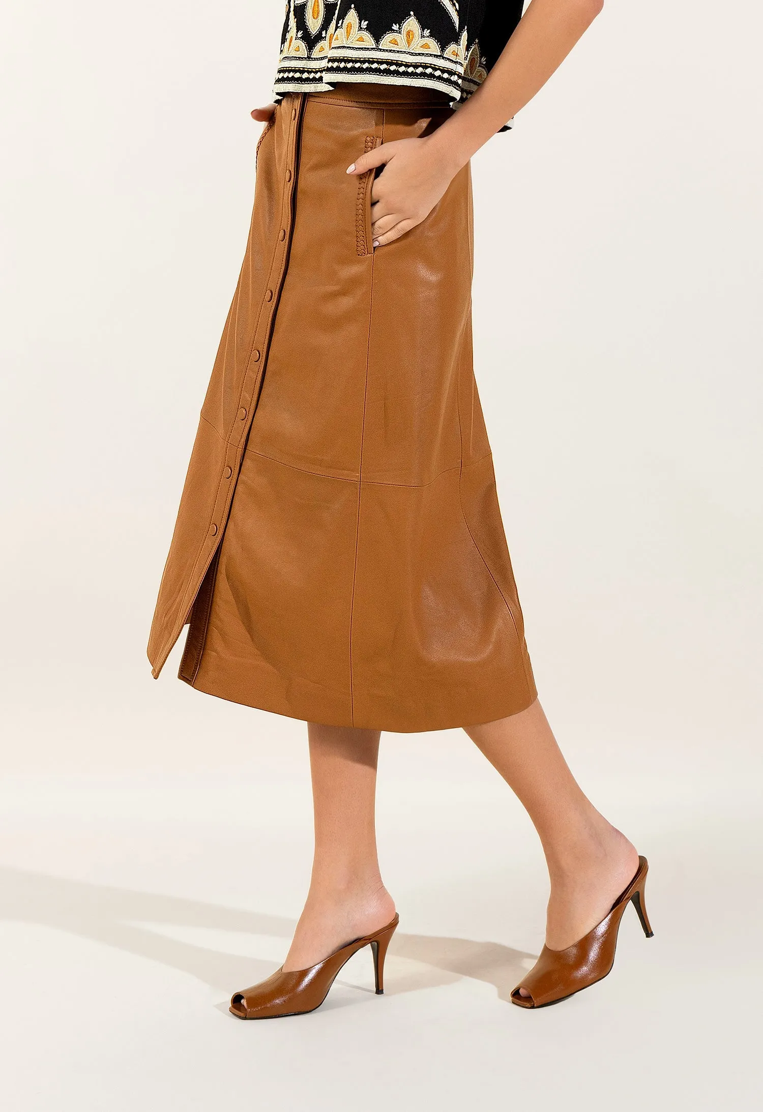 Limited Leather Skirt