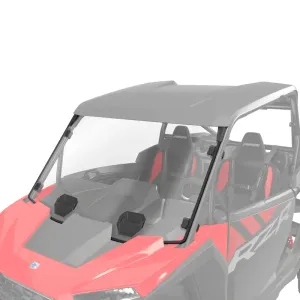 Lock & Ride Full Vented Windshield - Hard Coat Poly - 2884542