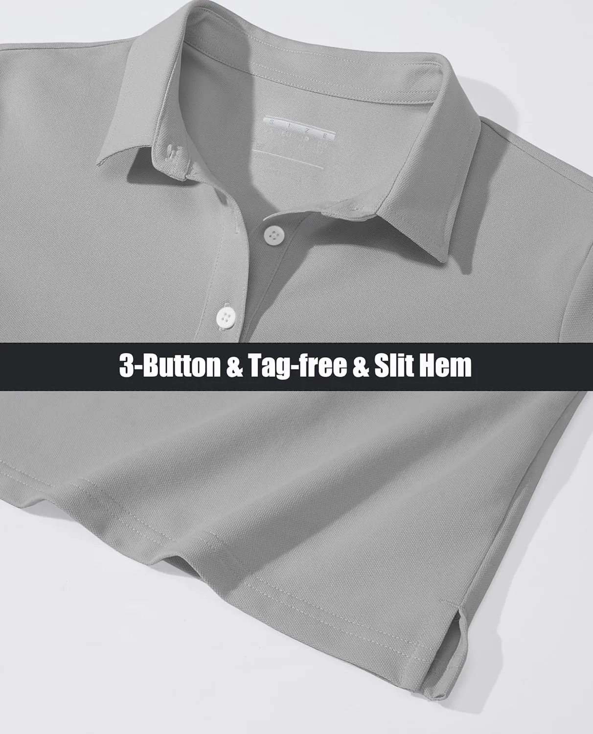 MAGCOMSEN Women's Polo Shirts Long Sleeve 3-Button Cotton Cool Shirts Wicking Casual Business Collared Shirts Tops