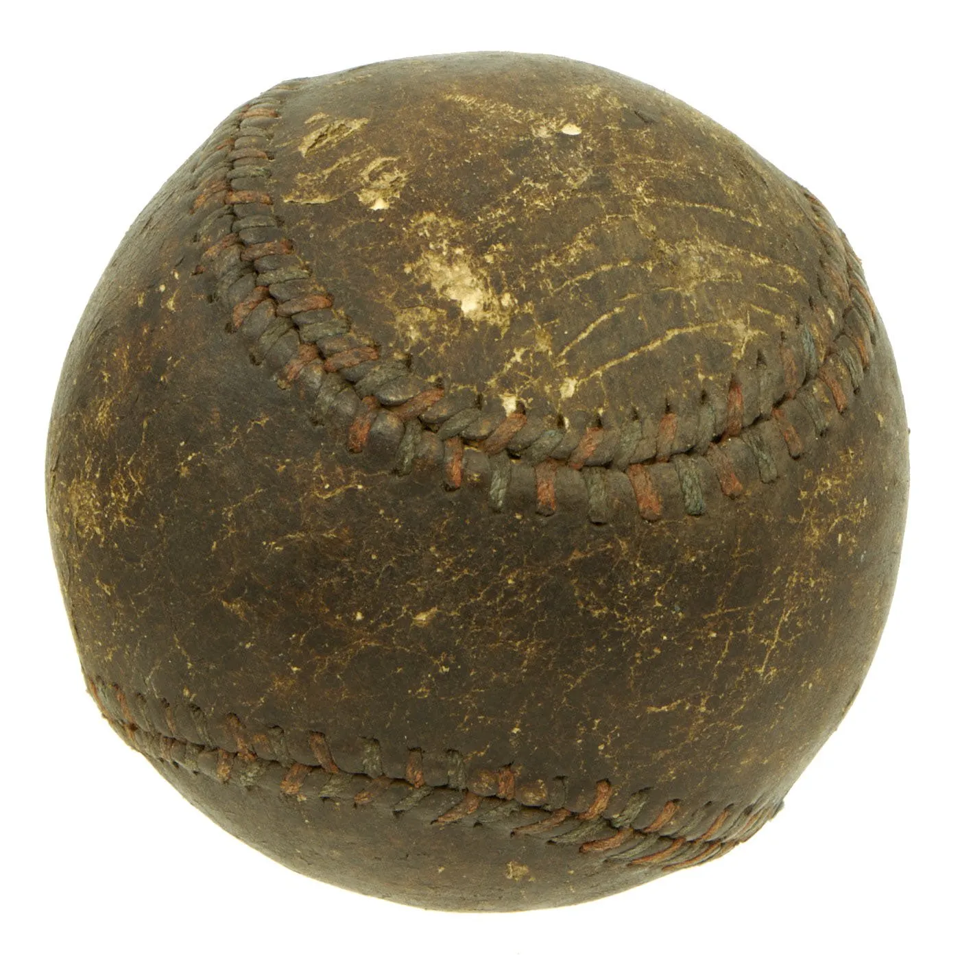 Original WWII U.S. Navy Baseball Glove and Ball with Signed Photo