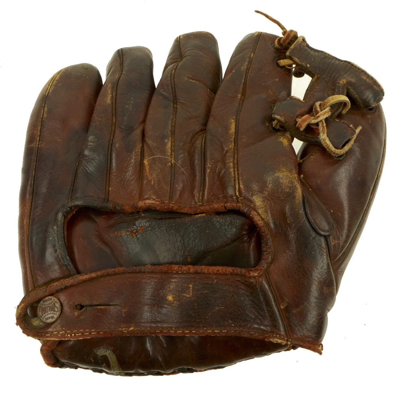 Original WWII U.S. Navy Baseball Glove and Ball with Signed Photo