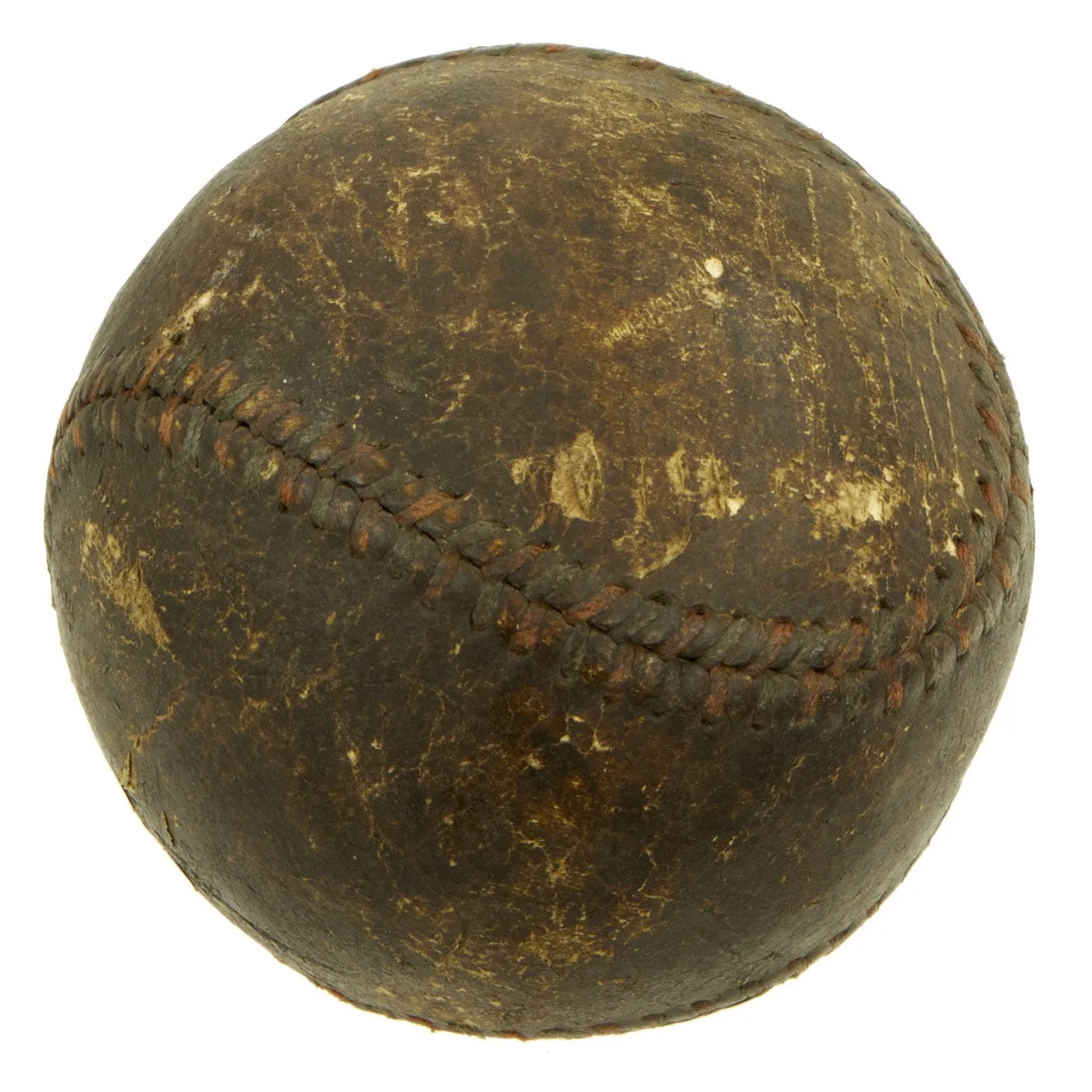 Original WWII U.S. Navy Baseball Glove and Ball with Signed Photo