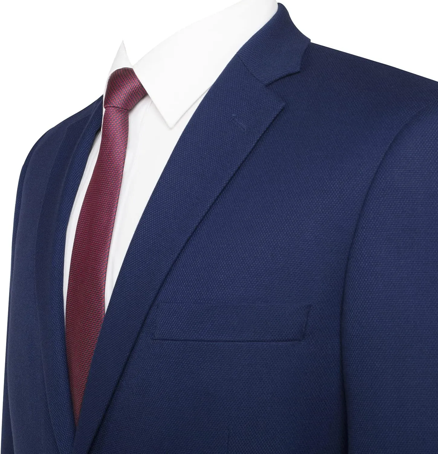 P&L Men's Sport Coat Classic Fit Blazer for Men Lightweight 2 Button Stretch Jacket in Solid & Plaid for Business & Casual