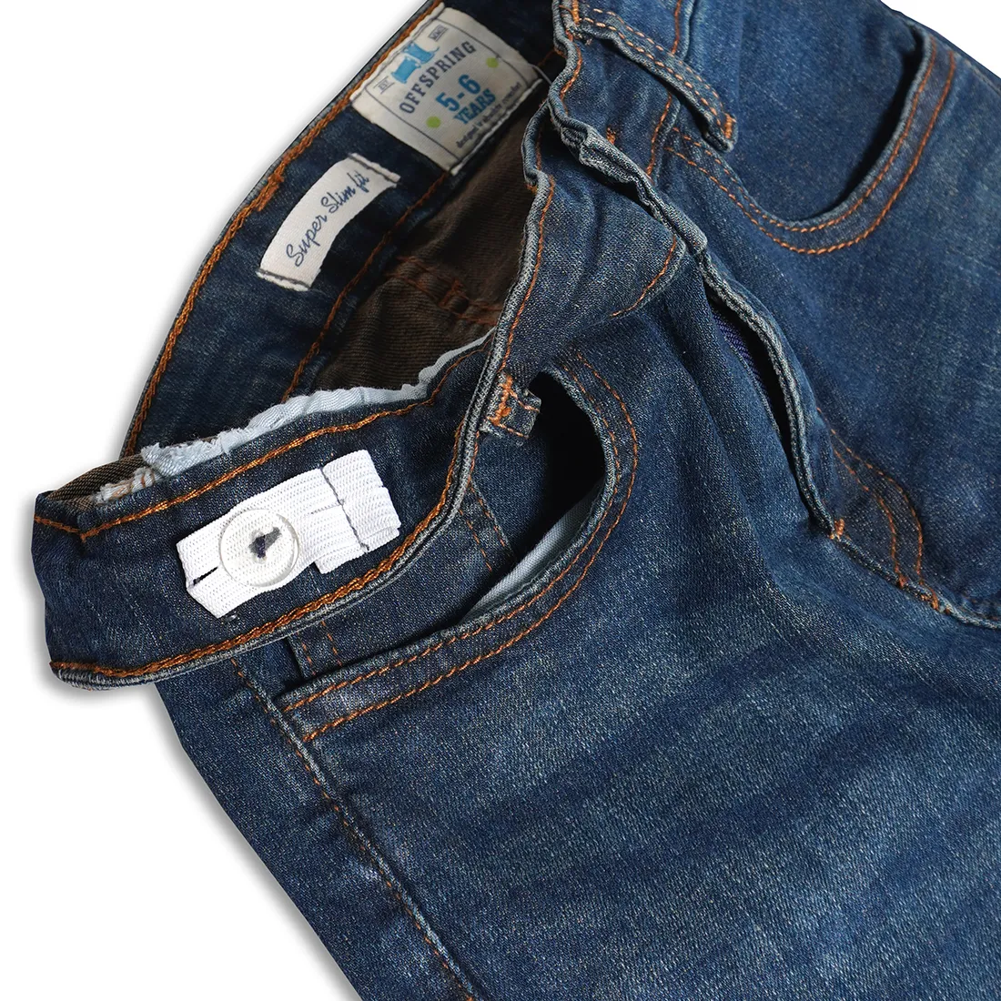 Shaded Blue Slim Fit Jeans