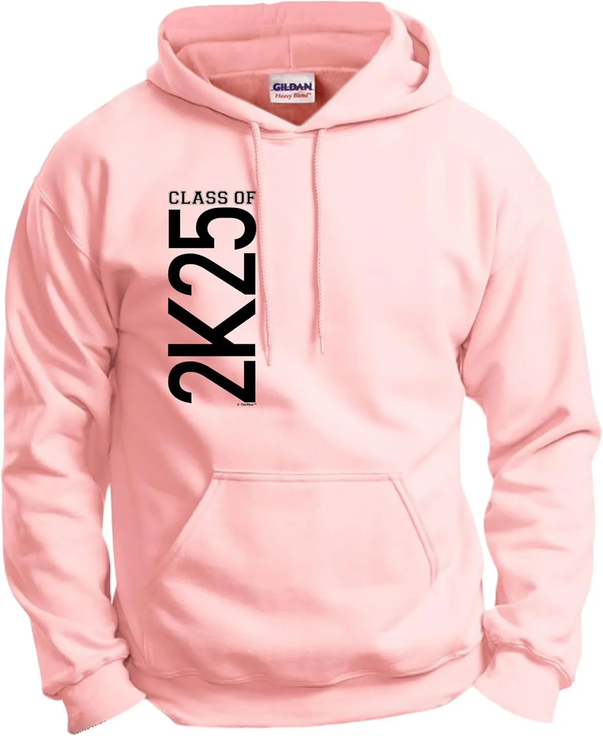 ThisWear 2025 Graduation Class of 2K25 Graduation Long Sleeve Hoodie Sweatshirt