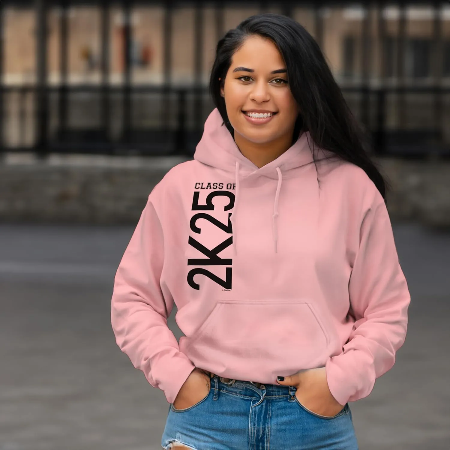 ThisWear 2025 Graduation Class of 2K25 Graduation Long Sleeve Hoodie Sweatshirt