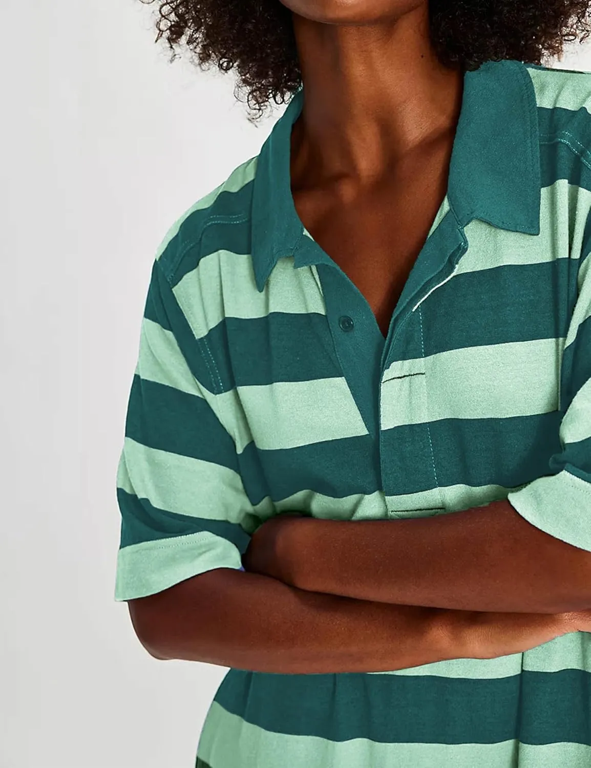 Womens Striped Shirt Dress Short Sleeve Pleated Color Block Sweatshirt Lapel Button Down Mini Dresses